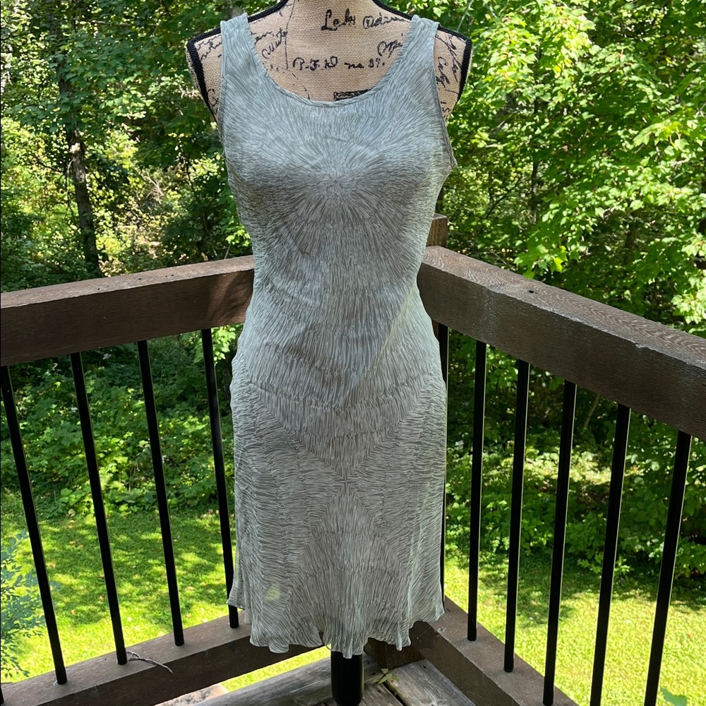 Andrea Polizzi for Rex Lester sage silk slip dress size 4
